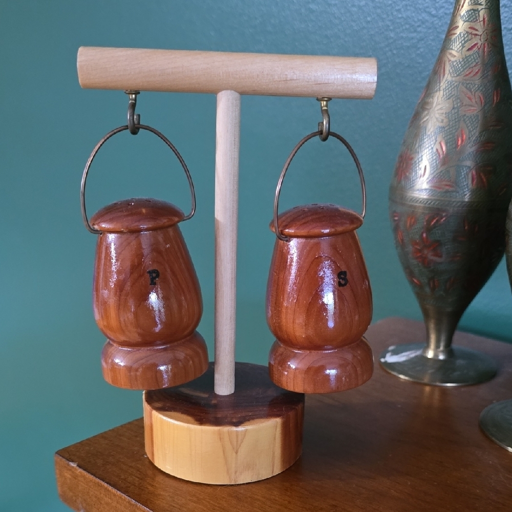 Wooden Salt & Pepper Shakers
